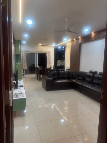 Living Room in 2.5 BHK Apartment at Prestige High Fields, Gachibowli – for Rent