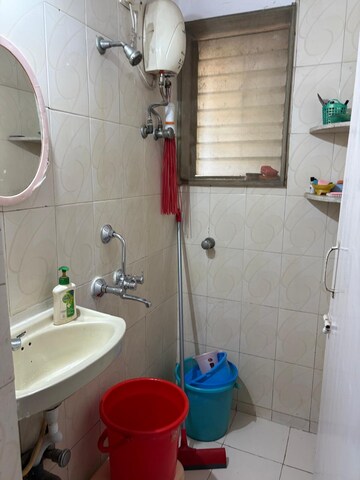 Bathroom in 1 BHK Apartment at Gaurav Garden I, Kandivali West – for Sale