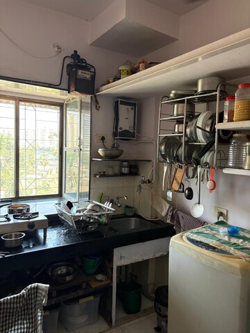 Kitchen in 1 BHK Apartment at Gaurav Garden I, Kandivali West – for Sale