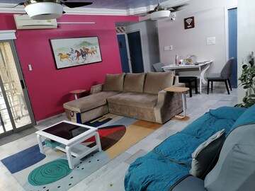 Living Room in 3 BHK Apartment at Vastrapur – for Rent