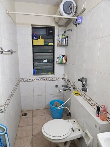 Bathroom in 2.5 BHK Apartment at Bharat Arize, Goregaon West – for Rent