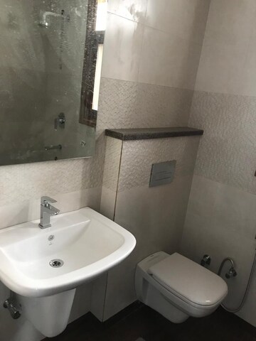 Bathroom in 3 BHK Builder Floor at Eros City Square, Sector 49 – for Rent