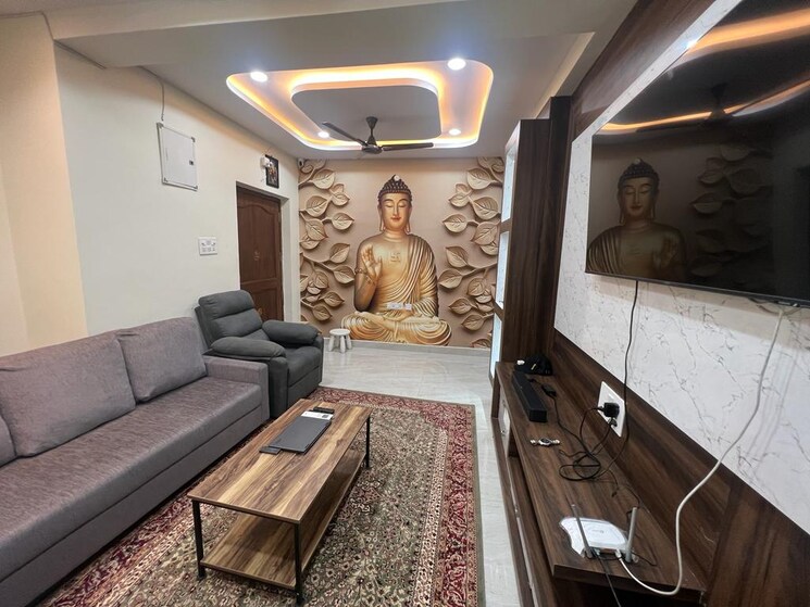 Living Room, gachibowli 3 Bedroom 1600 Sq.Ft. Apartment In Gachibowli Hyderabad 8660607