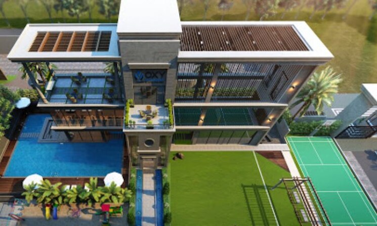 Exterior View, oxy-beaumonde 3.5 Bedroom 1400 Sq.Ft. Apartment In Viman Nagar Pune 8660516