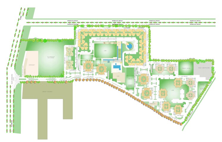 Master Plan, rps-savana 2 Bedroom 955 Sq.Ft. Apartment In Sector 88 Faridabad 8660736