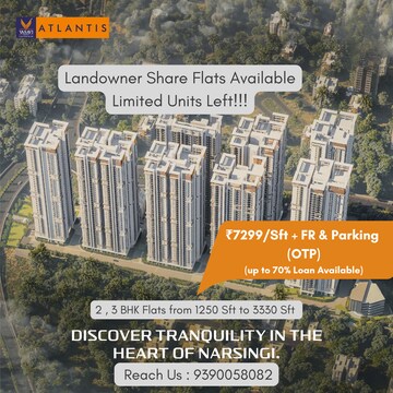 3 BHK Apartment For Sale in Vasavi Atlantis, Narsingi