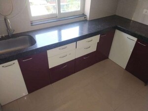 Kitchen in 1 BHK Apartment at Wadhwa Elite Solitaire, Kolshet Road – for Sale