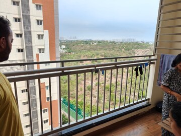 Balcony in 2 BHK Apartment at My Home Krishe, Financial District – for Rent