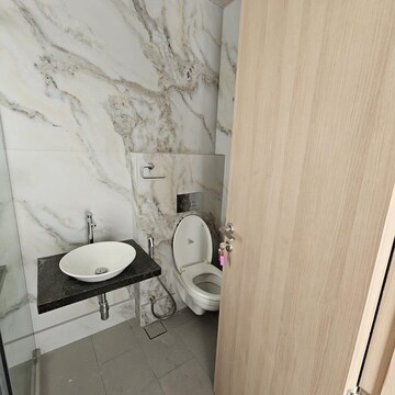 Bathroom in 3 BHK Apartment at Indiabulls Sky Forest, Lower Parel – for Rent
