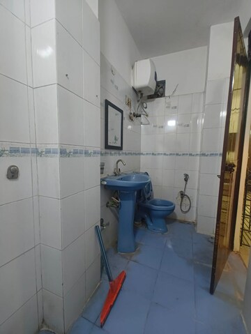 Bathroom in 1 BHK Builder Floor at Paryavaran Complex – for Rent