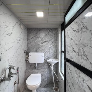 Bathroom in 2 BHK Apartment at Vasai West – for Sale