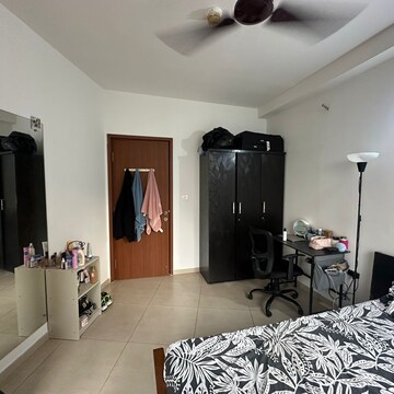 Living Room in 1 BHK Apartment at Bhartiya City Nikoo Homes II, Kannur – for Rent