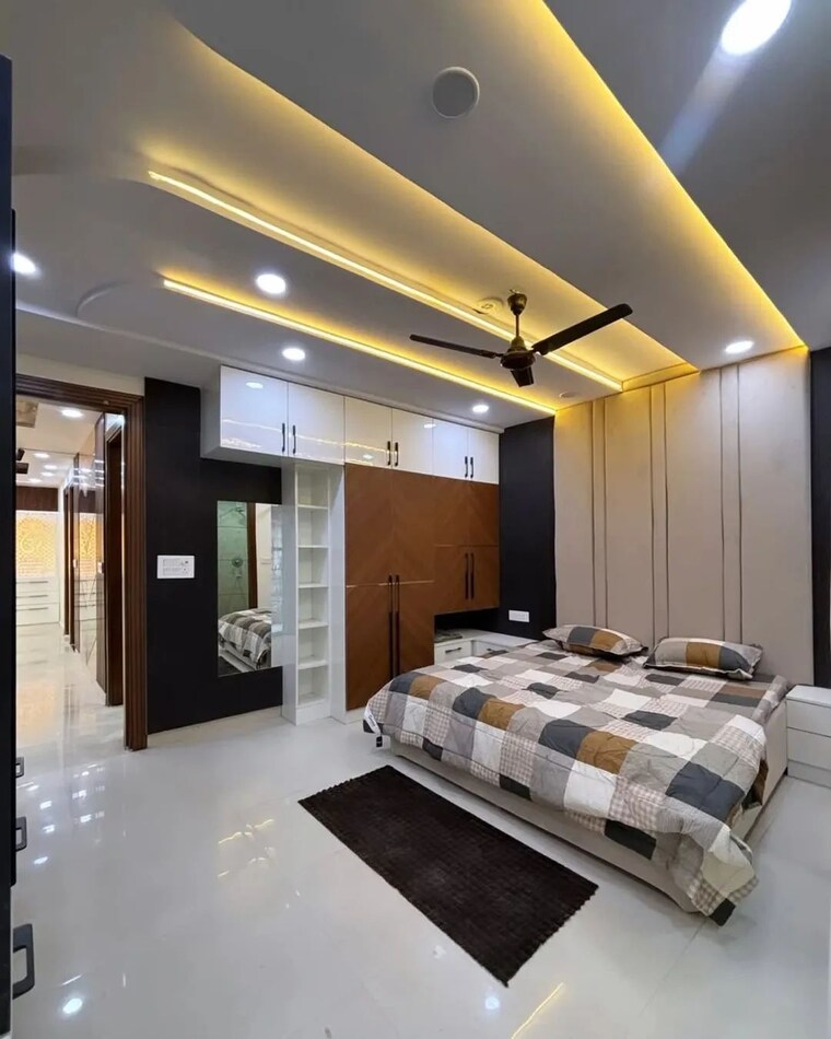 Bedroom, sa-homes-i 4 Bedroom 1350 Sq.Ft. Builder Floor In Uttam Nagar Delhi 8661663