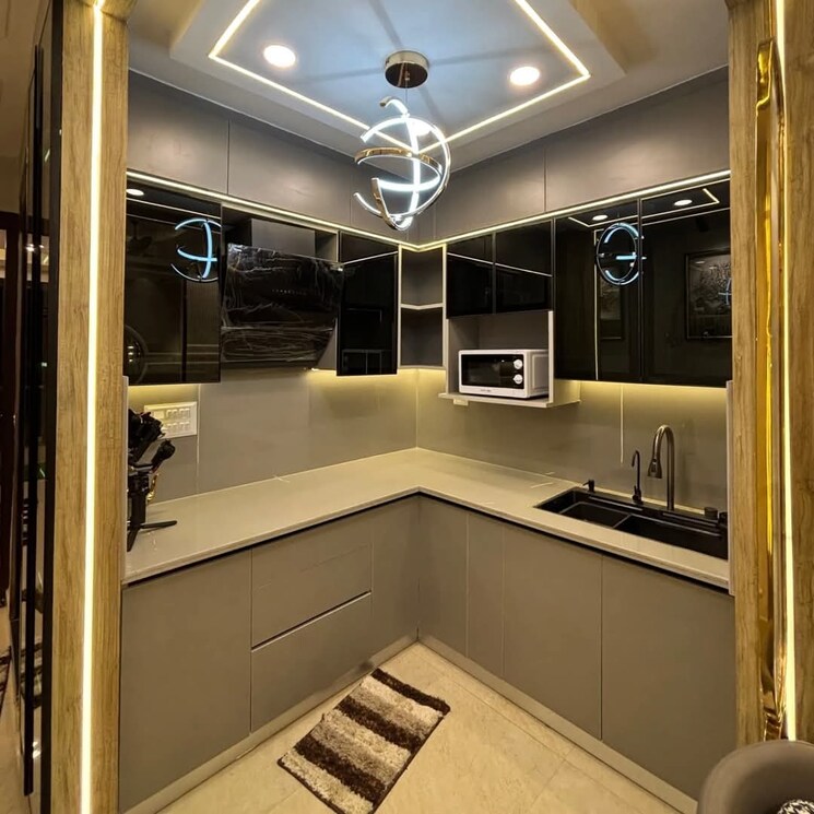 Kitchen, bmd-homes-ii 3.5 Bedroom 900 Sq.Ft. Builder Floor In Uttam Nagar Delhi 8661690