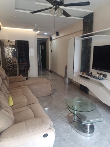 Living Room in 3 BHK Apartment at Tata Petit Towers, Peddar Road – for Rent