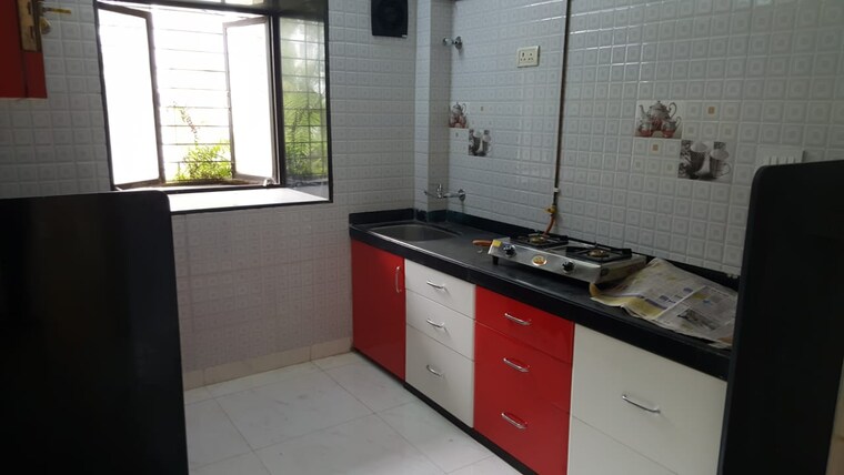 Kitchen, juhu 3 Bedroom 1400 Sq.Ft. Apartment In Juhu Mumbai 8661736