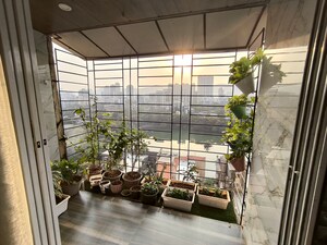 Balcony in 2 BHK Apartment at Sapta Garima Towers, Panch Pakhadi – for Sale