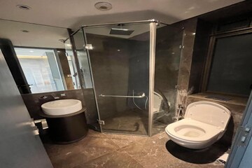 Bathroom in 3 BHK Apartment at Lodha Trump Tower, Worli – for Rent