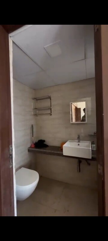 Bathroom in 2 BHK Apartment at Sunteck West World, Naigaon East – for Rent