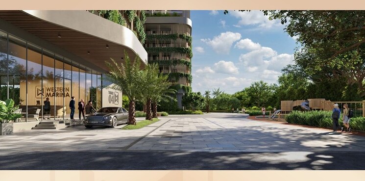 Exterior View, western-marina 4 Bedroom 6155 Sq.Ft. Apartment In Puppalaguda Hyderabad 8661928