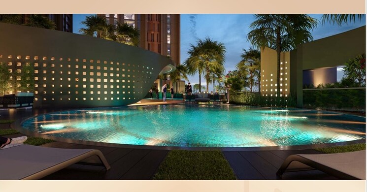 Swimming Pool, western-marina 4 Bedroom 6155 Sq.Ft. Apartment In Puppalaguda Hyderabad 8661928