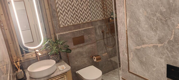 Bathroom, lodha-the-world-towers-world-one-tier-2 3 Bedroom 1900 Sq.Ft. Apartment In Worli Mumbai 8662009
