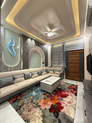 Living Room in 4 BHK Independent House at Chitrakoot – for Sale