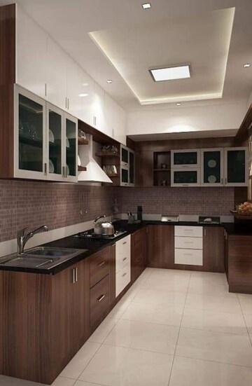 Kitchen in 3 BHK Builder Floor at Saket – for Rent