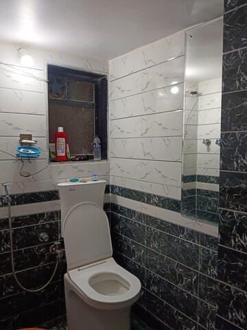 Bathroom in 1 BHK Apartment at Shiv Arpan Society, Ghansoli – for Rent
