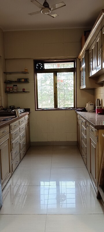 Kitchen in 1 BHK Apartment at Kshitij CHS, Goregaon East – for Rent