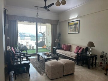 Living Room in 3 BHK Apartment at DB Realty Orchid Woods, Goregaon East – for Rent