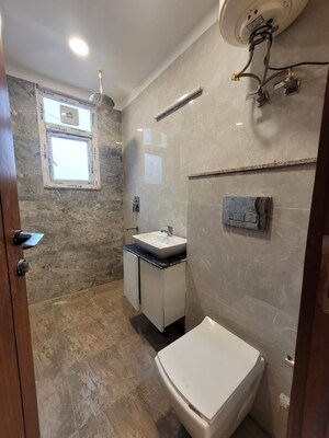 Bathroom in 3 BHK Builder Floor at Chattarpur – for Sale