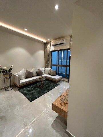 Living Room in 1 BHK Apartment at Sheth Irene, Malad West – for Sale