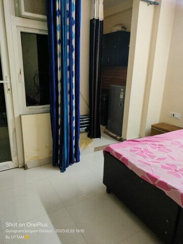 Bedroom in 1 RK Builder Floor at RWA Residential Society, Sector 40 – for Rent