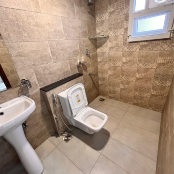 Bathroom in 2 BHK Apartment at Prestige Primrose Hills Phase II, Nagegowdanapalya – for Rent