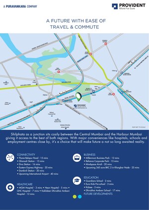 2.5 BHK Apartment – Map Location View at Provident Palmvista, Daighar Gaon - for Sale