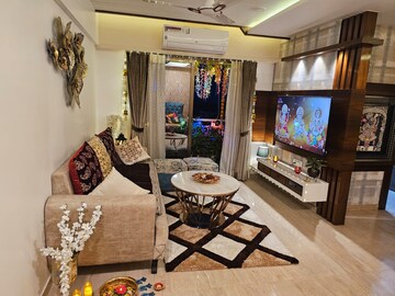 Living Room in 2.5 BHK Apartment at One Hiranandani Park, Ghodbunder Road – for Rent