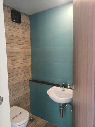 Bathroom in 1 BHK Apartment at Lodha Crown Quality Homes, Majiwada – for Rent