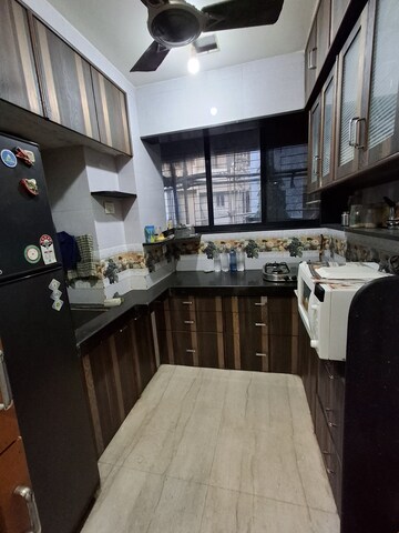 Kitchen in 3 BHK Apartment at Hiranandani Estate Amanda, Ghodbunder Road – for Rent