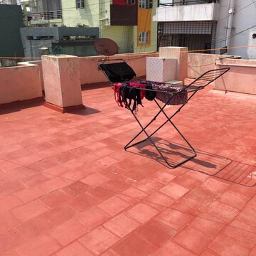 Terrace in 2 BHK Apartment at Lumbini Residency, Teachers Colony – for Rent