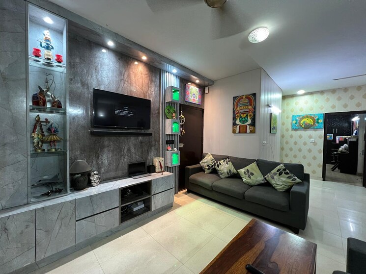 Living Room, hong-kong-bazaar 3 Bedroom 263 Sq.Yd. Builder Floor In Sector 57 Gurgaon 8662956