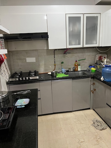 Kitchen in 3 BHK Apartment at Oberoi Realty Esquire, Goregaon East – for Rent