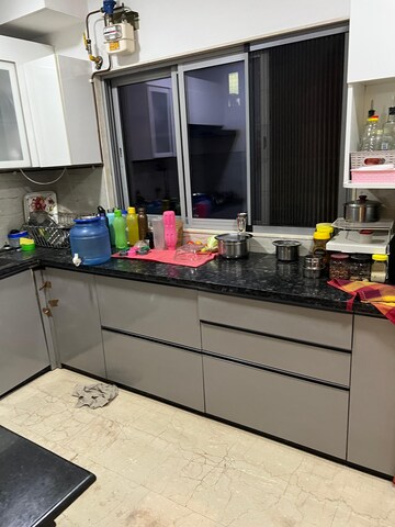 Kitchen in 3 BHK Apartment at Oberoi Realty Esquire, Goregaon East – for Rent