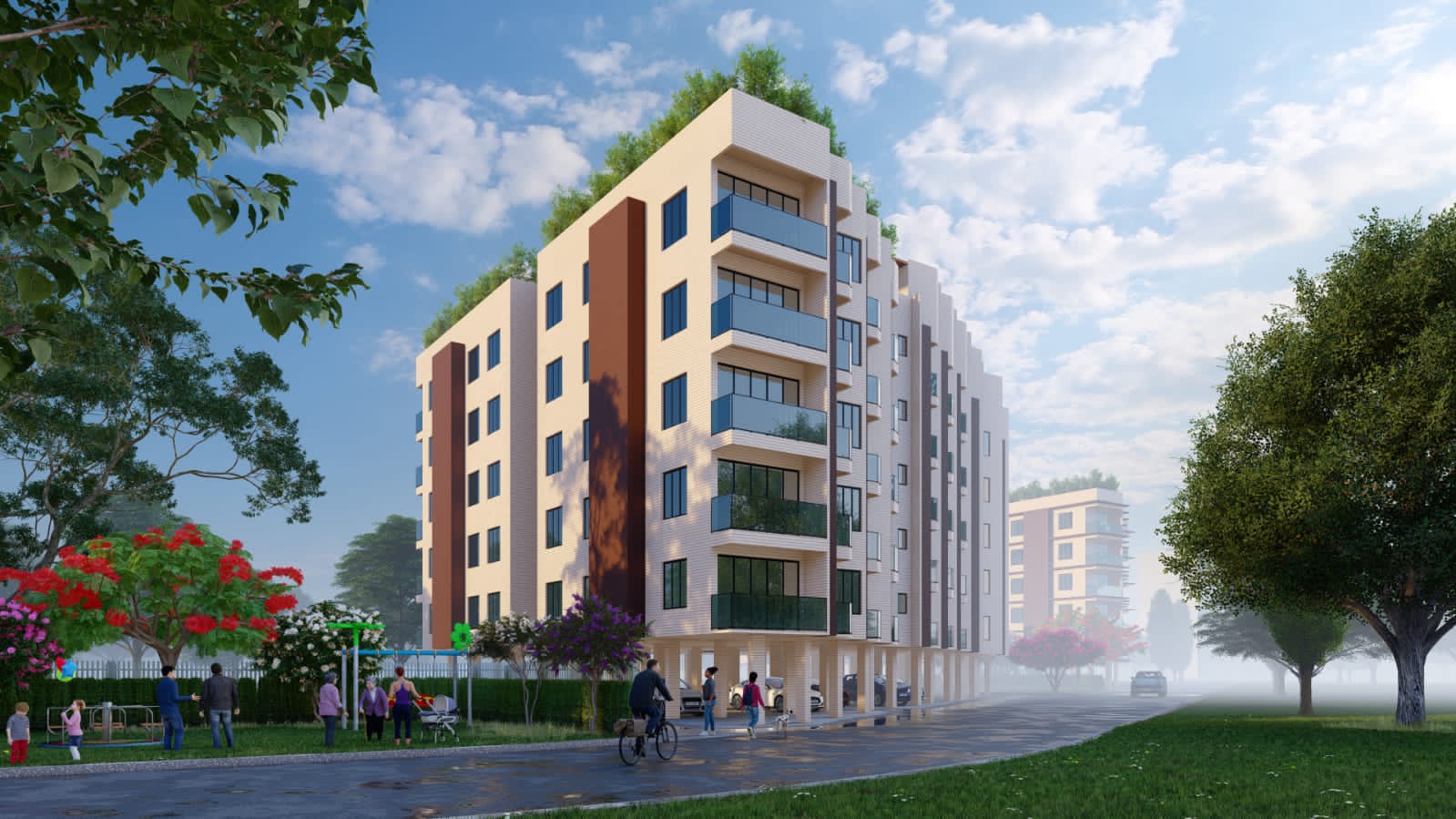 3 BHK + Study Room Apartment For Sale in Panditiya Road