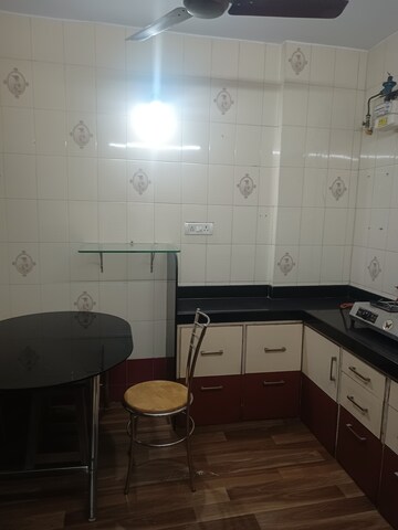 Kitchen in 1 BHK Apartment at Champak Apartment 59, Vasant Vihar – for Rent