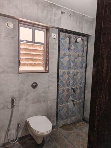 Bathroom in 2 BHK Apartment at Saakaar Silvana Apartment, Kharadi – for Rent