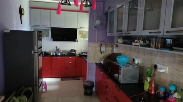Kitchen in 3 BHK Apartment at Shreshta Garden Phase III, Rajarhat – for Sale