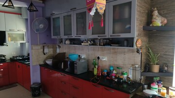 Kitchen in 3 BHK Apartment at Shreshta Garden Phase III, Rajarhat – for Sale
