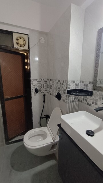 Bathroom in 3 BHK Apartment at Romell Empress, Borivali West – for Rent
