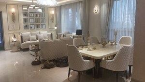 Living Room in 4 BHK Apartment at Maya Green Lotus Utsav, International Airport Road – for Sale